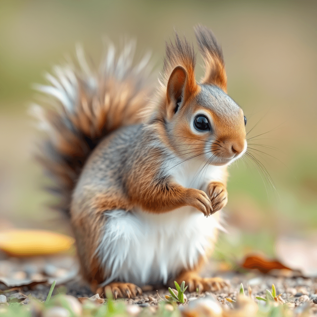 Krafttier für Dezember das Eichhörnchen